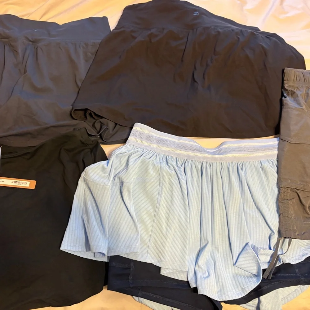 Blue and Black Athletic skorts- Never worn - Picture 1 of 7